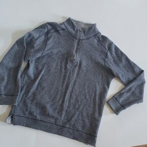 Gray Quarter-Zip Pullover
